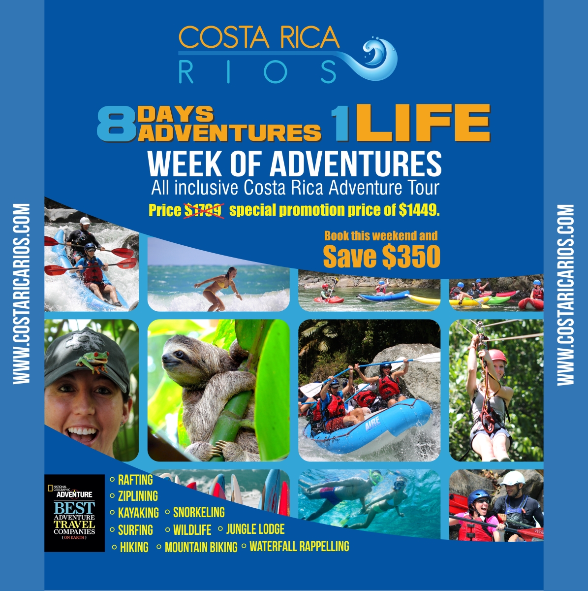 Graphic Design by Bins for Costa Rica Rios | Design #4289266