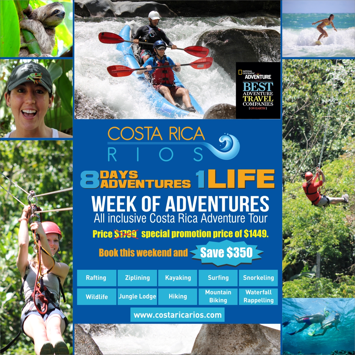 Graphic Design by Bins for Costa Rica Rios | Design #4289290
