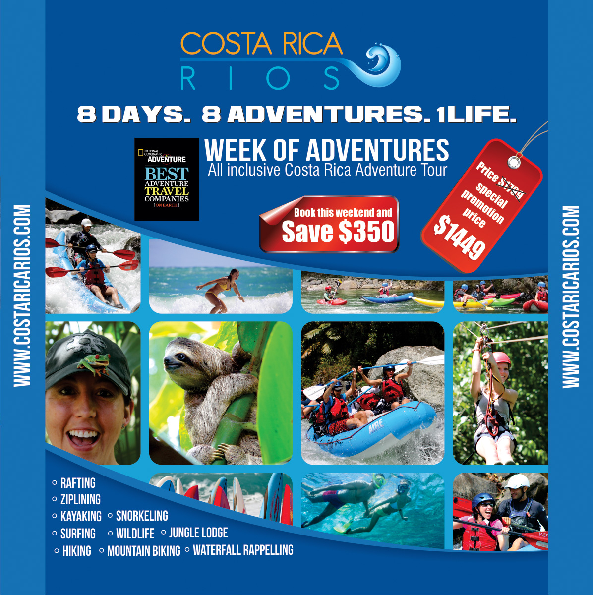Graphic Design by Bins for Costa Rica Rios | Design #4296650