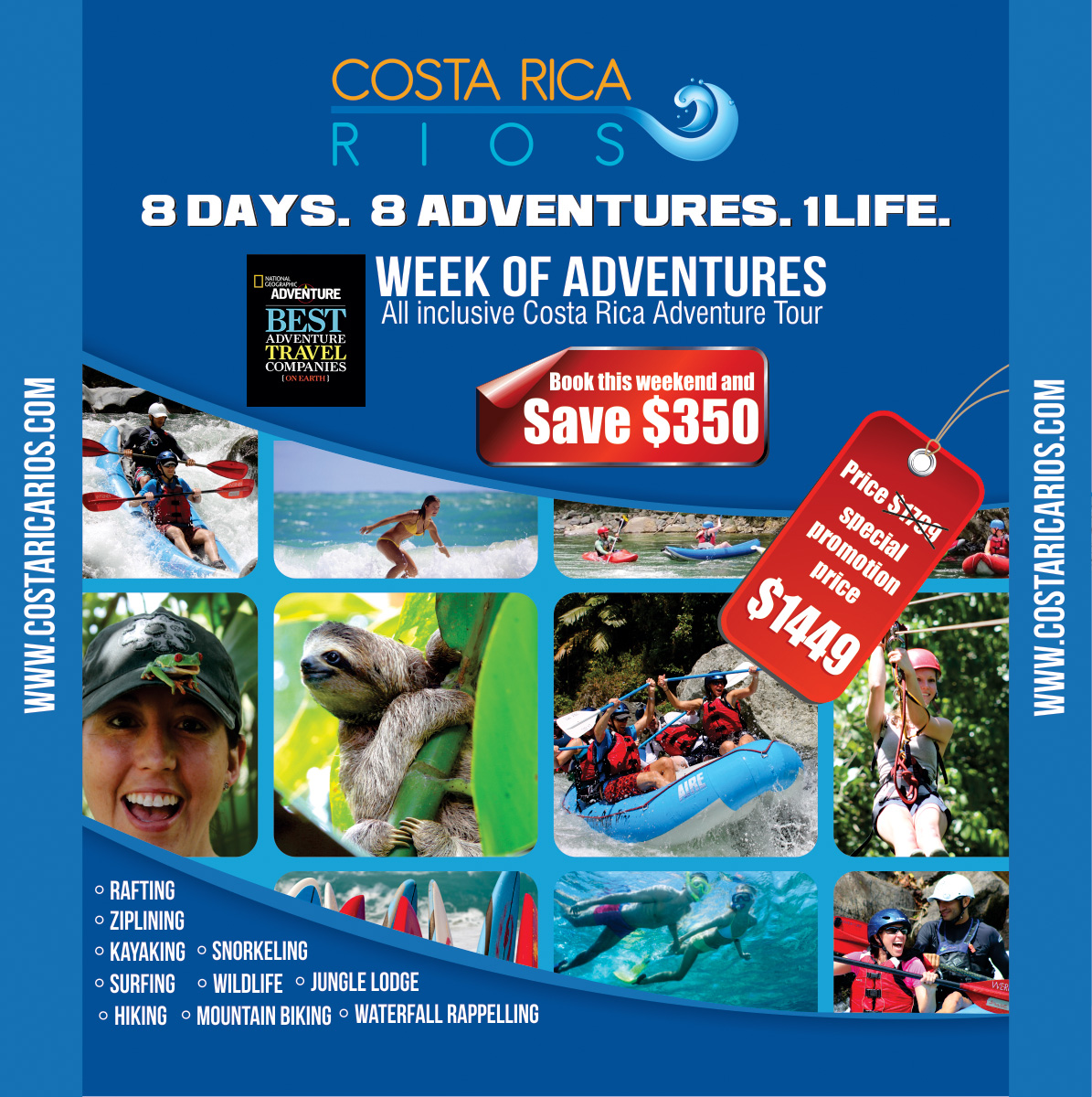 Graphic Design by Bins for Costa Rica Rios | Design #4296654