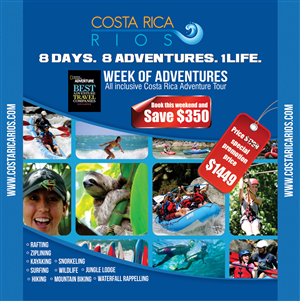 Graphic Design by Bins for Costa Rica Rios | Design: #4296654