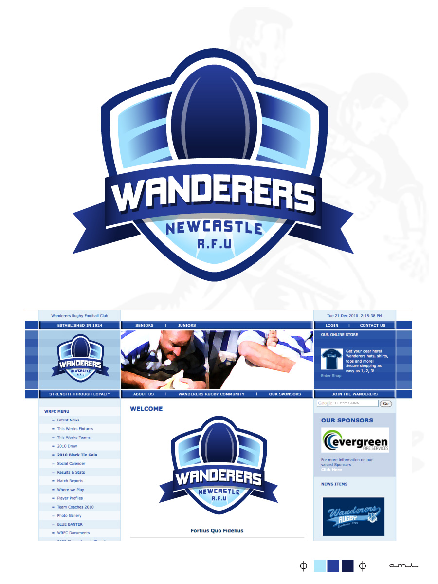 Logo Design by WAkland for Wanderers Rugby Football Club | Design #167642