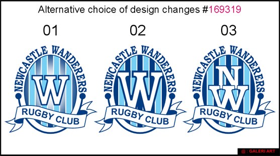 Logo-Design von Galeri Art für Wanderers Rugby Football Club | Design #174086