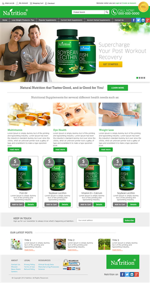 Diseño Web por DesignCreativity4you para USA HPSON Pharmaceuticals Group LTD. | Diseño: #4599603