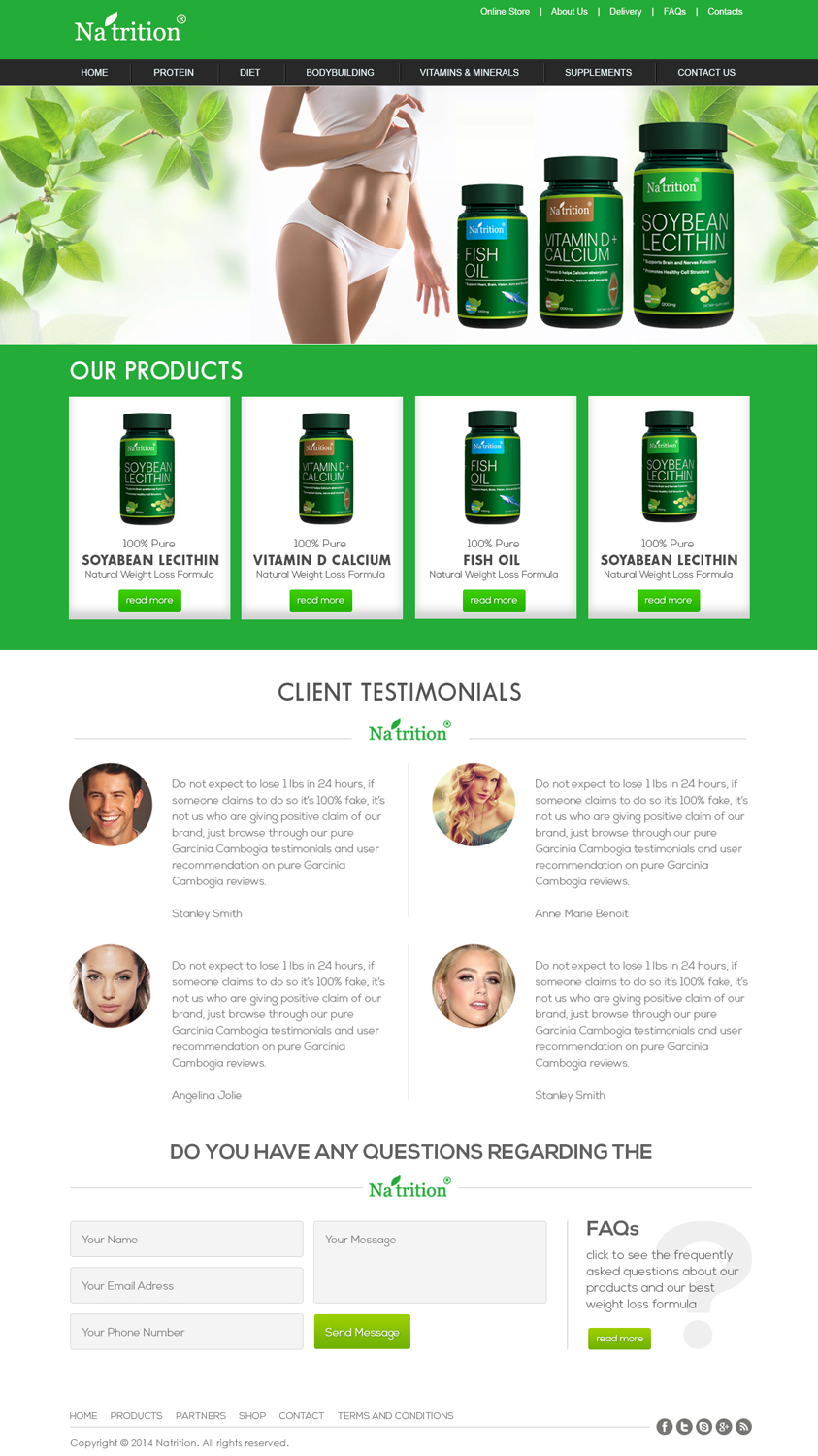 Web Design by webxvision for USA HPSON Pharmaceuticals Group LTD. | Design #4245593