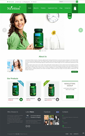 Web Design by pb for USA HPSON Pharmaceuticals Group LTD. | Design: #4222460