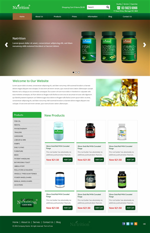 Web Design by pb for USA HPSON Pharmaceuticals Group LTD. | Design: #4222468