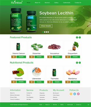 Web Design by pb for USA HPSON Pharmaceuticals Group LTD. | Design: #4222469