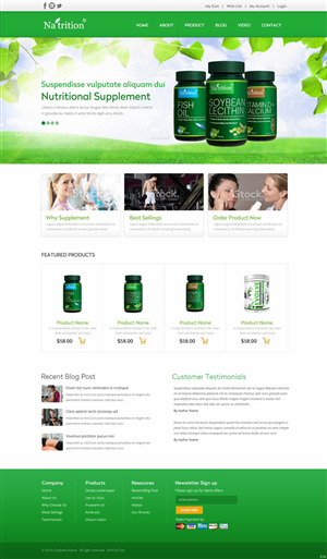 Web Design by pb for USA HPSON Pharmaceuticals Group LTD. | Design: #4222480