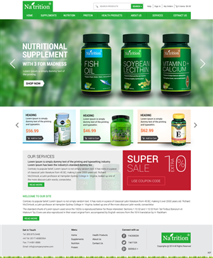 Web Design by pb for USA HPSON Pharmaceuticals Group LTD. | Design: #4226480