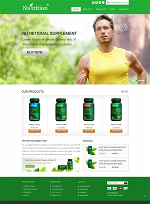 Web Design by pb for USA HPSON Pharmaceuticals Group LTD. | Design: #4230008