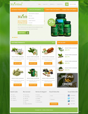 Web Design by pb for USA HPSON Pharmaceuticals Group LTD. | Design: #4588376