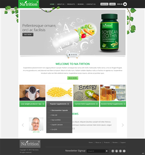 Web Design by pb for USA HPSON Pharmaceuticals Group LTD. | Design: #4588396
