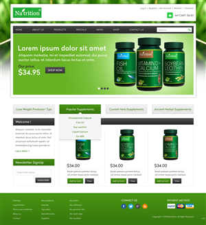 Web Design by pb for USA HPSON Pharmaceuticals Group LTD. | Design: #4593522