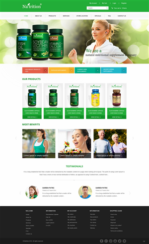Web Design by pb for USA HPSON Pharmaceuticals Group LTD. | Design: #4593528