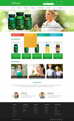 Web Design by pb for USA HPSON Pharmaceuticals Group LTD. | Design: #4593551