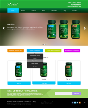 Web Design by pb for USA HPSON Pharmaceuticals Group LTD. | Design: #4593557