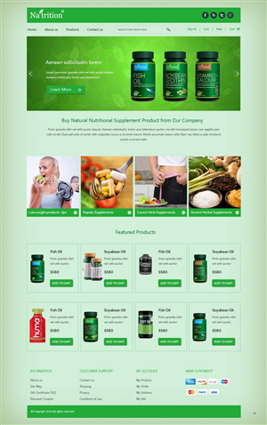 Web Design by pb for USA HPSON Pharmaceuticals Group LTD. | Design: #4593592