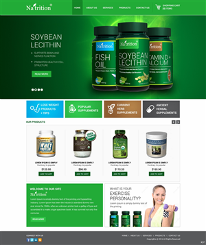 Web Design by pb for USA HPSON Pharmaceuticals Group LTD. | Design: #4593698