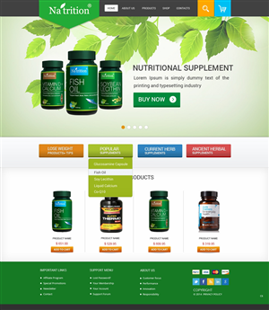 Web Design by pb for USA HPSON Pharmaceuticals Group LTD. | Design: #4593719