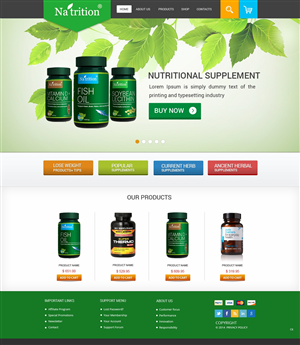 Web Design by pb for USA HPSON Pharmaceuticals Group LTD. | Design: #4593720