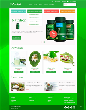 Web Design by pb for USA HPSON Pharmaceuticals Group LTD. | Design: #4606733