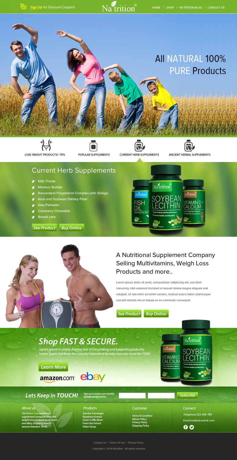 Web Design by OM for USA HPSON Pharmaceuticals Group LTD. | Design #4601448