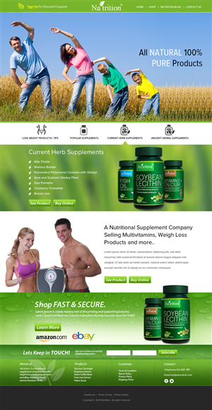 Web Design by OM for USA HPSON Pharmaceuticals Group LTD. | Design: #4601448