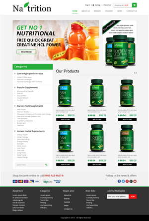 Web Design by OM for USA HPSON Pharmaceuticals Group LTD. | Design: #4601453