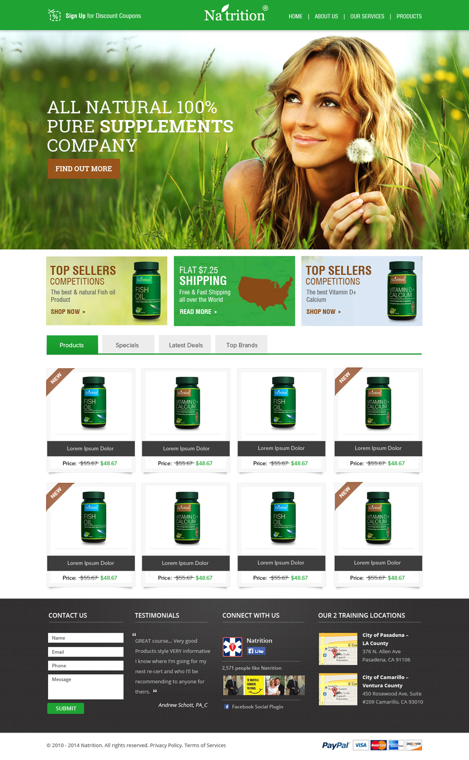Web Design by OM for USA HPSON Pharmaceuticals Group LTD. | Design #4601482