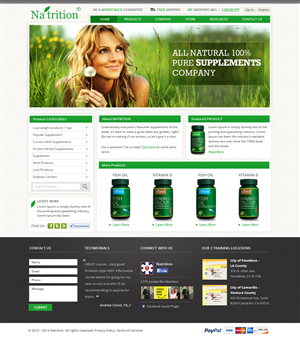 Web Design by OM for USA HPSON Pharmaceuticals Group LTD. | Design: #4601487