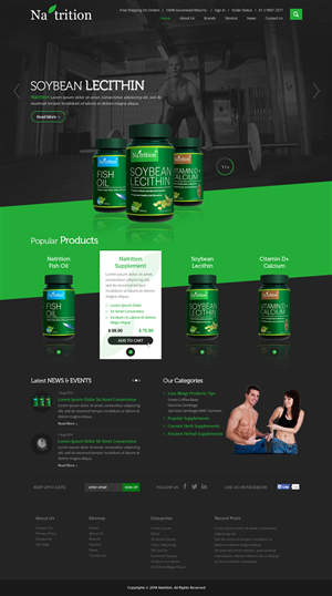 Web Design by OM for USA HPSON Pharmaceuticals Group LTD. | Design: #4601528