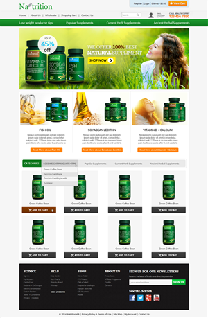 Web Design by OM for USA HPSON Pharmaceuticals Group LTD. | Design: #4609217