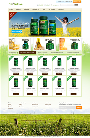 Web Design by OM for USA HPSON Pharmaceuticals Group LTD. | Design: #4609238