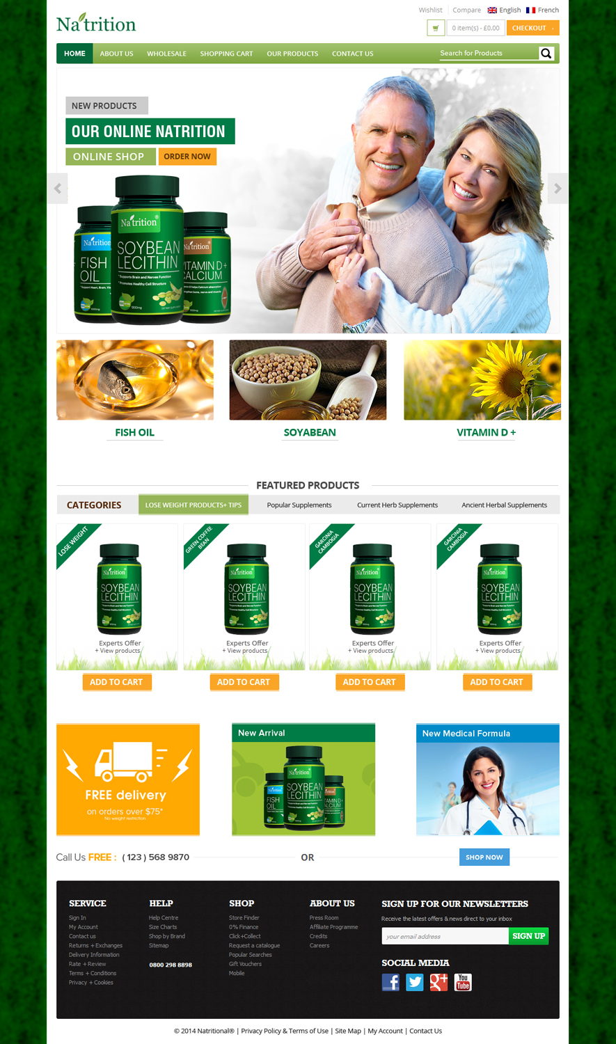 Web Design by OM for USA HPSON Pharmaceuticals Group LTD. | Design #4614742