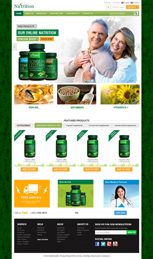 Web Design by OM for USA HPSON Pharmaceuticals Group LTD. | Design: #4614742