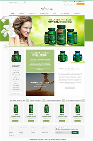 Web Design by OM for USA HPSON Pharmaceuticals Group LTD. | Design: #4614747
