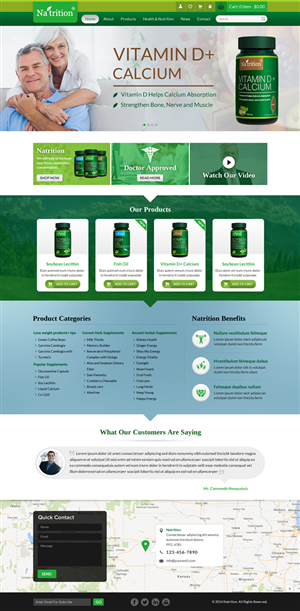 Web Design by Sbss for USA HPSON Pharmaceuticals Group LTD. | Design: #4585095