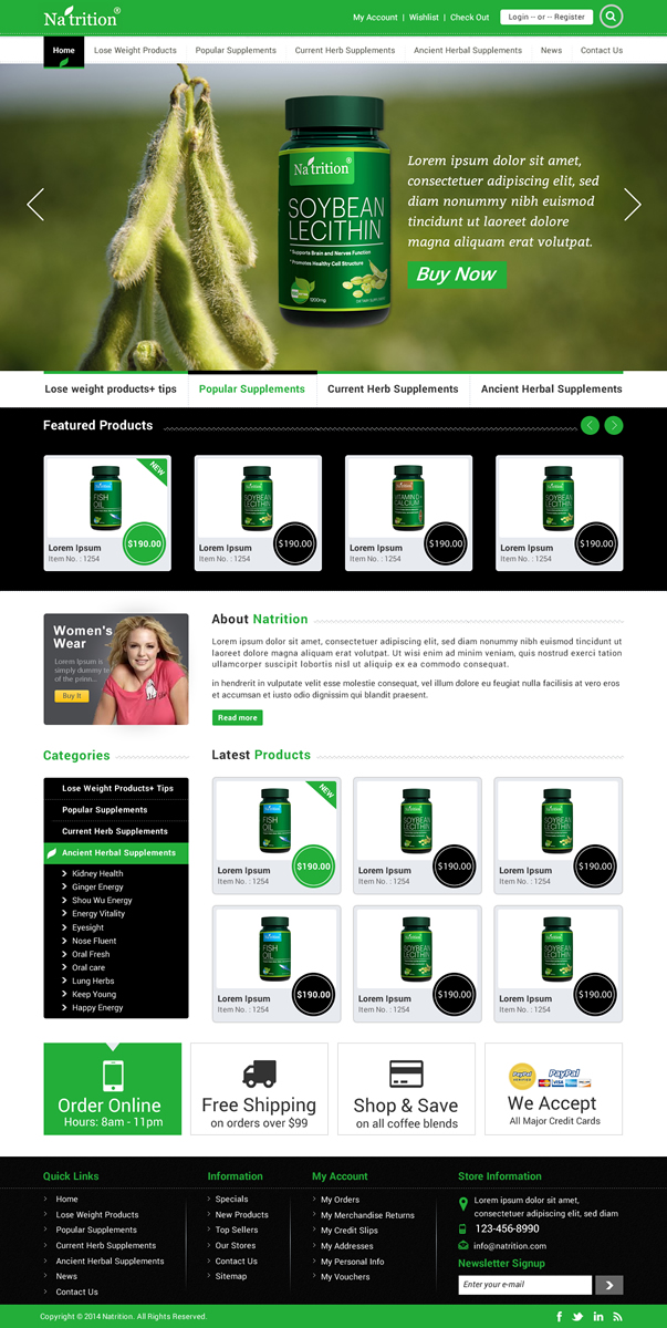 Web Design by Sbss for USA HPSON Pharmaceuticals Group LTD. | Design #4585100