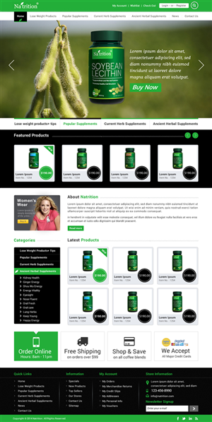 Web Design by Sbss for USA HPSON Pharmaceuticals Group LTD. | Design: #4585100