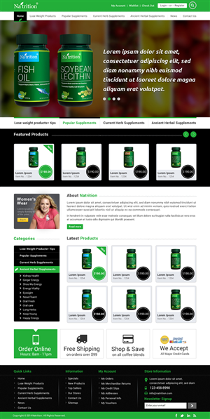 Web Design by Sbss for USA HPSON Pharmaceuticals Group LTD. | Design: #4585106