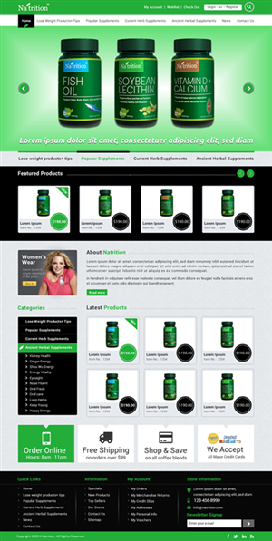 Web Design by Sbss for USA HPSON Pharmaceuticals Group LTD. | Design: #4675687