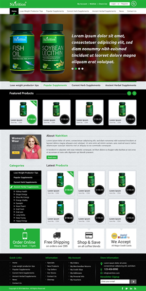 Web Design by Sbss for USA HPSON Pharmaceuticals Group LTD. | Design: #4675688