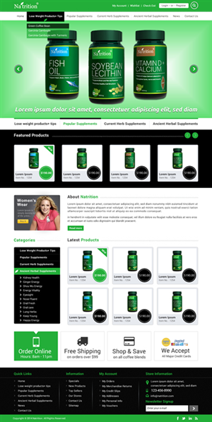 Web Design by Sbss for USA HPSON Pharmaceuticals Group LTD. | Design: #4675689