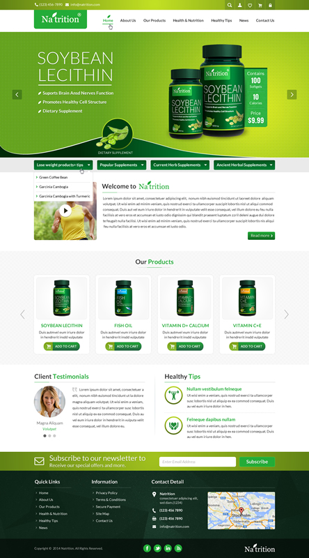 Web Design by Sbss for USA HPSON Pharmaceuticals Group LTD. | Design #4685626