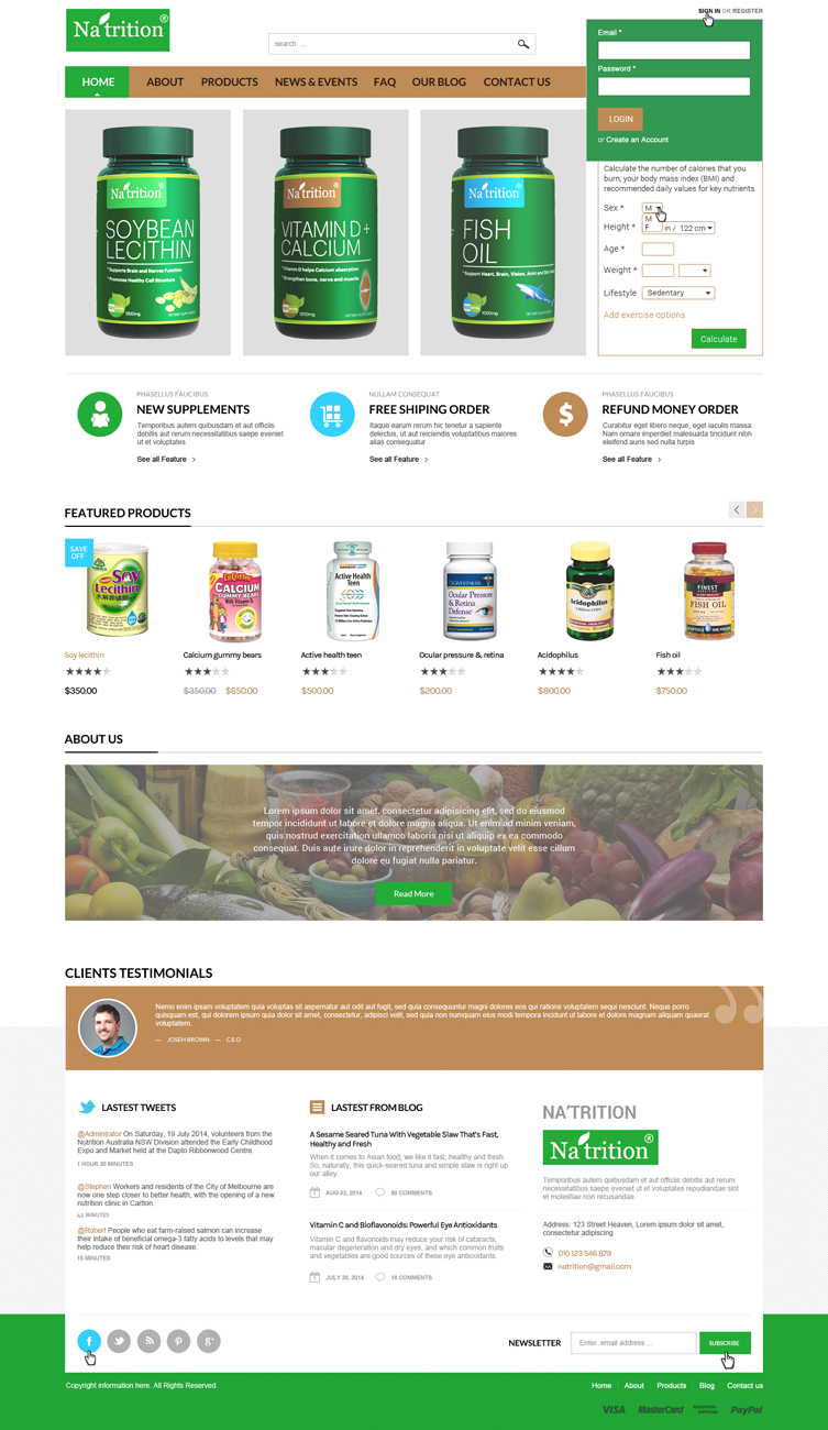 Web Design by Da Miracle for USA HPSON Pharmaceuticals Group LTD. | Design #4246089