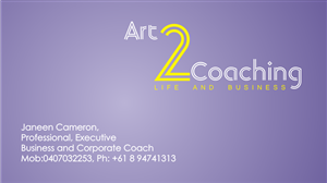 Business Card Design by kasunaaa for Janeen Lorraine Cameron | Design: #1209110