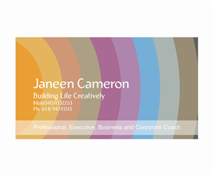 Design de Carte de Visite par barinix pour Janeen Lorraine Cameron | Design #1196114