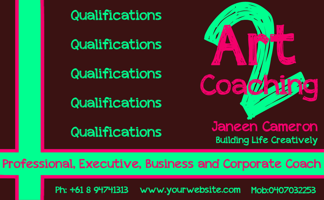 Design de Carte de Visite par rjwarren pour Janeen Lorraine Cameron | Design #1195195