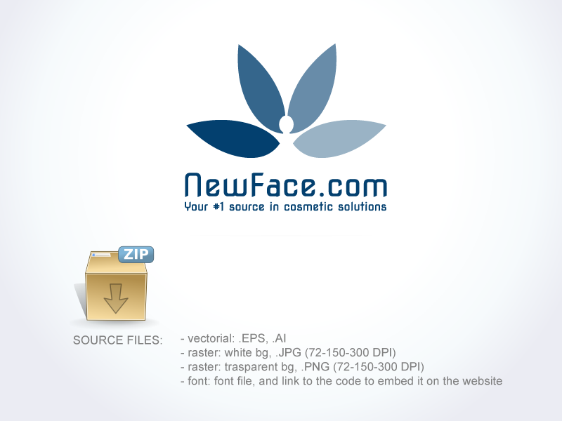 Logo Design by Outright Group for newface.com | Design #1402815